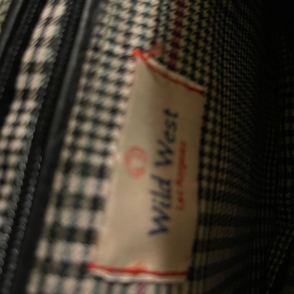 Wild West Los Angeles Black Leather Backpack - Picture 7 of 8